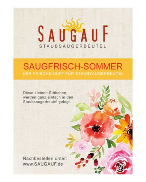 1 Stäbchen Staubsauger - Deo Sommerwiesenduft (Gratis für Sie)