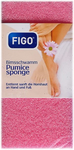 1 Stück Bimsschwamm, pink