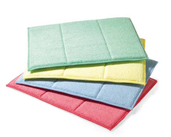 20 Mikrofaser-Schwammtücher Farbe Grün extrem saugfähig und langlebig