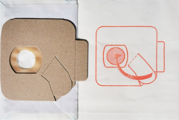 10 Papier Staubsaugerbeutel - SAUGAUF - OM 10 passend für AEG Gr. 8